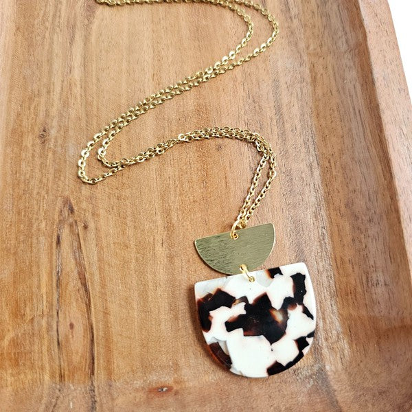 Harper Necklace - Cowhide