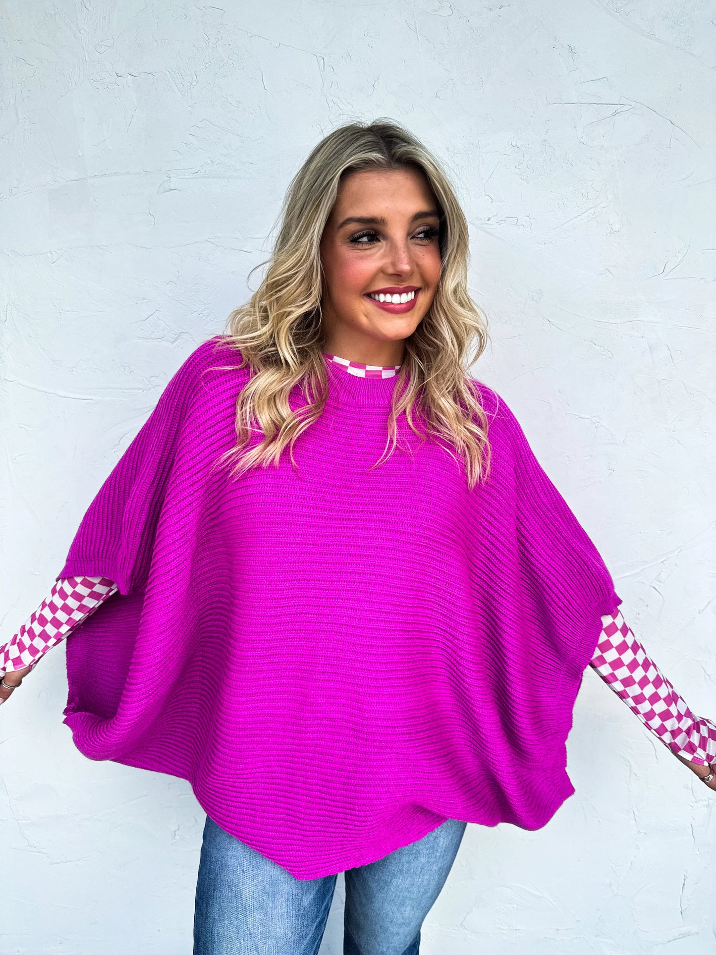 PREORDER- MEG PULLOVER PONCHO