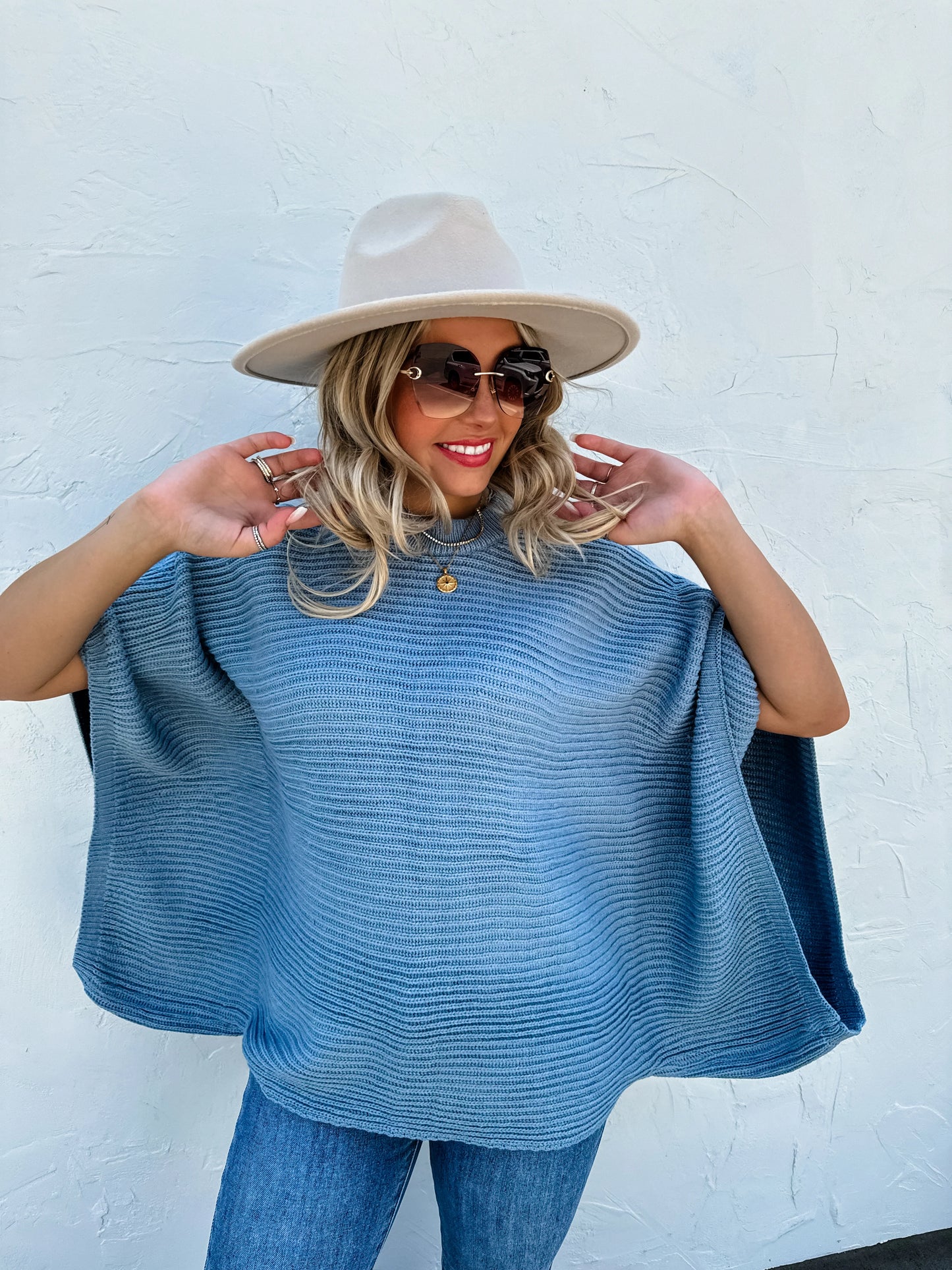 PREORDER- MEG PULLOVER PONCHO