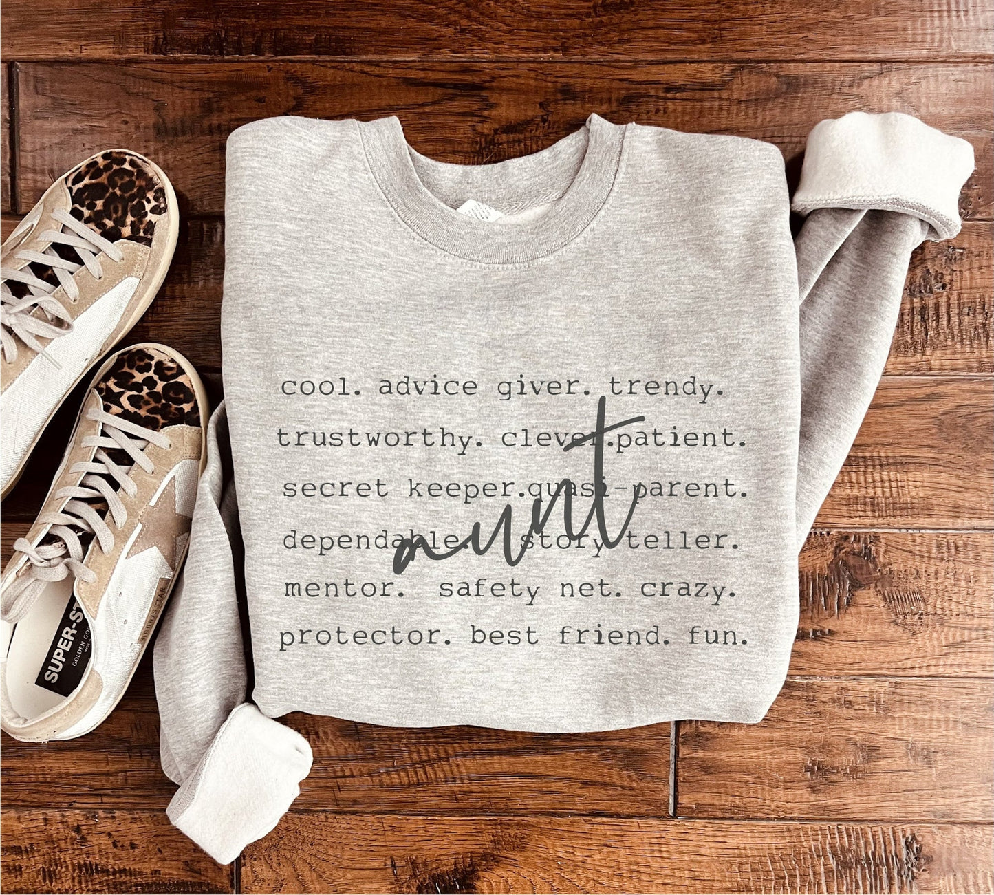 Aunt - Word Design Tee or Sweatshirt