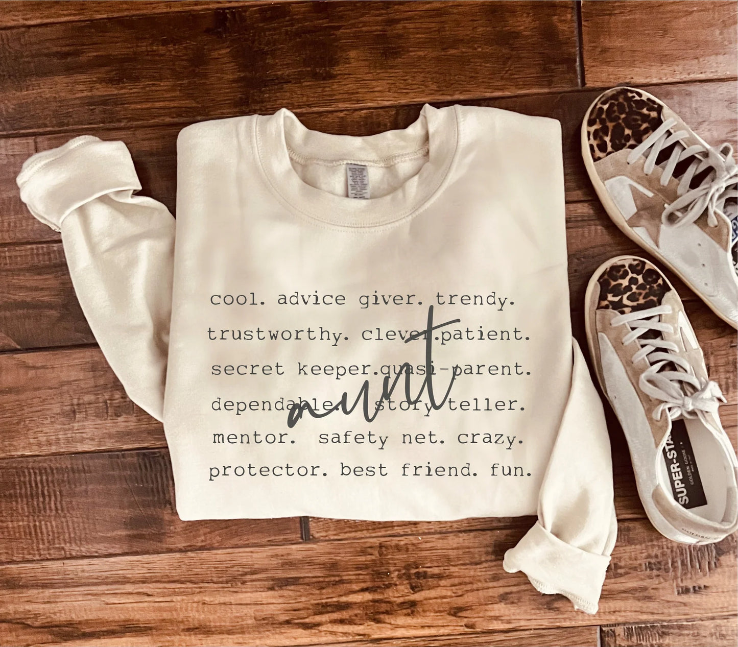 Aunt - Word Design Tee or Sweatshirt