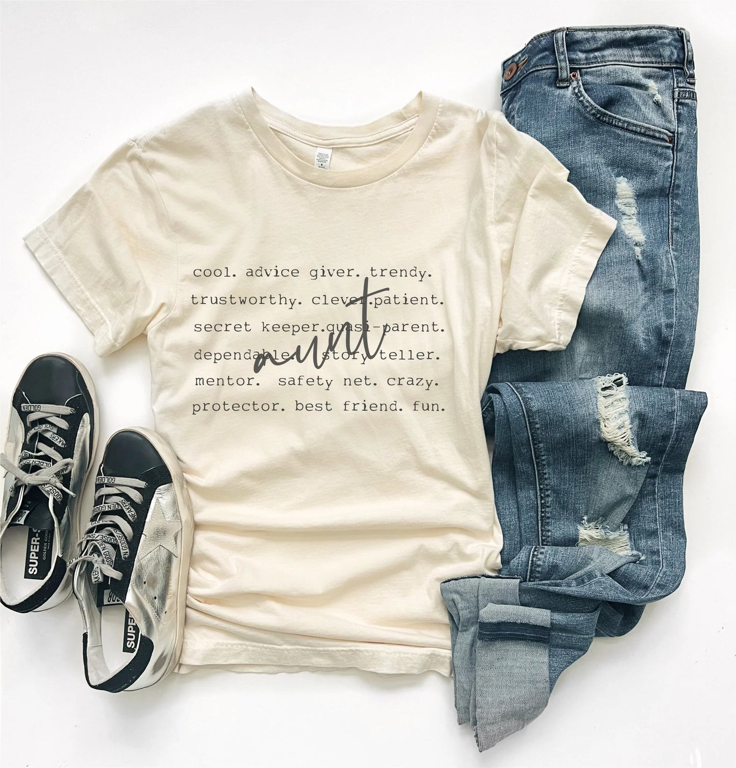 Aunt - Word Design Tee or Sweatshirt