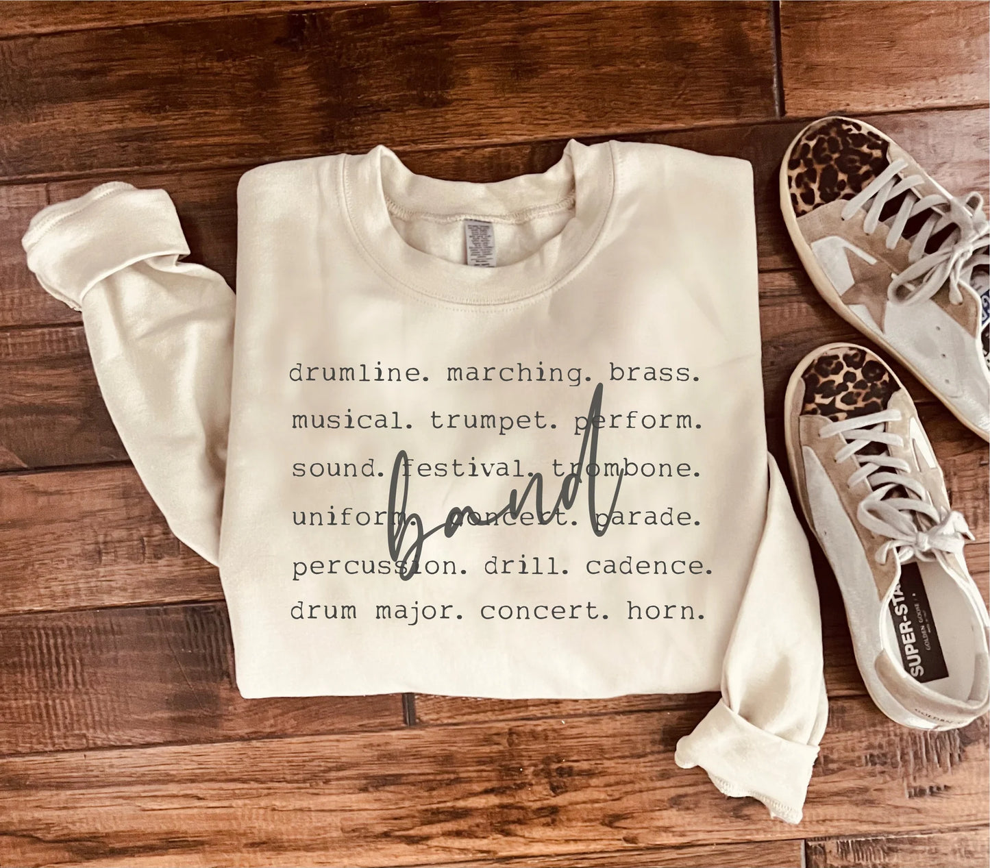 Band - Word Design Tee or Sweatshirt