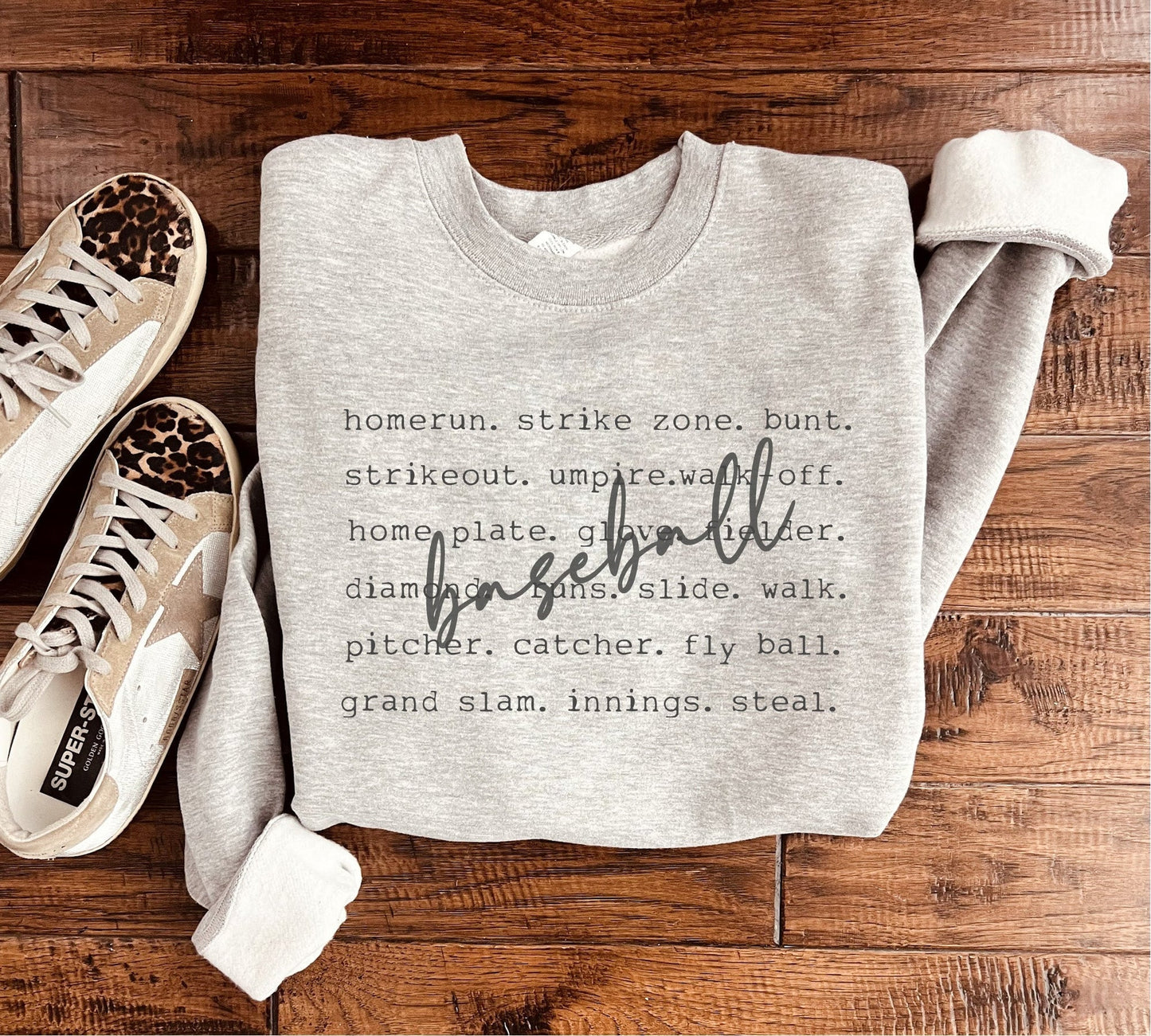 Baseball - Word Design Tee or Sweatshirt