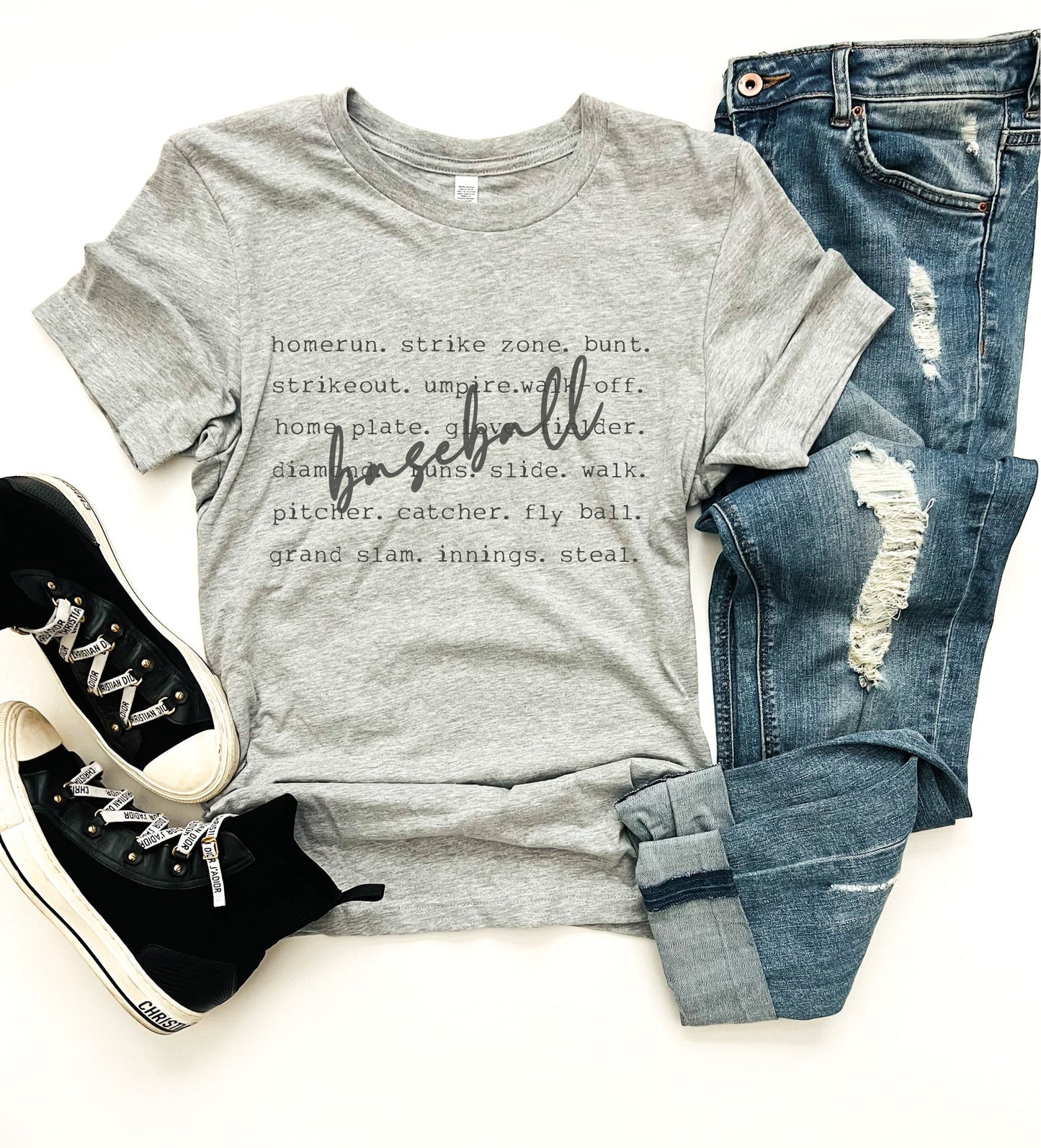 Baseball - Word Design Tee or Sweatshirt