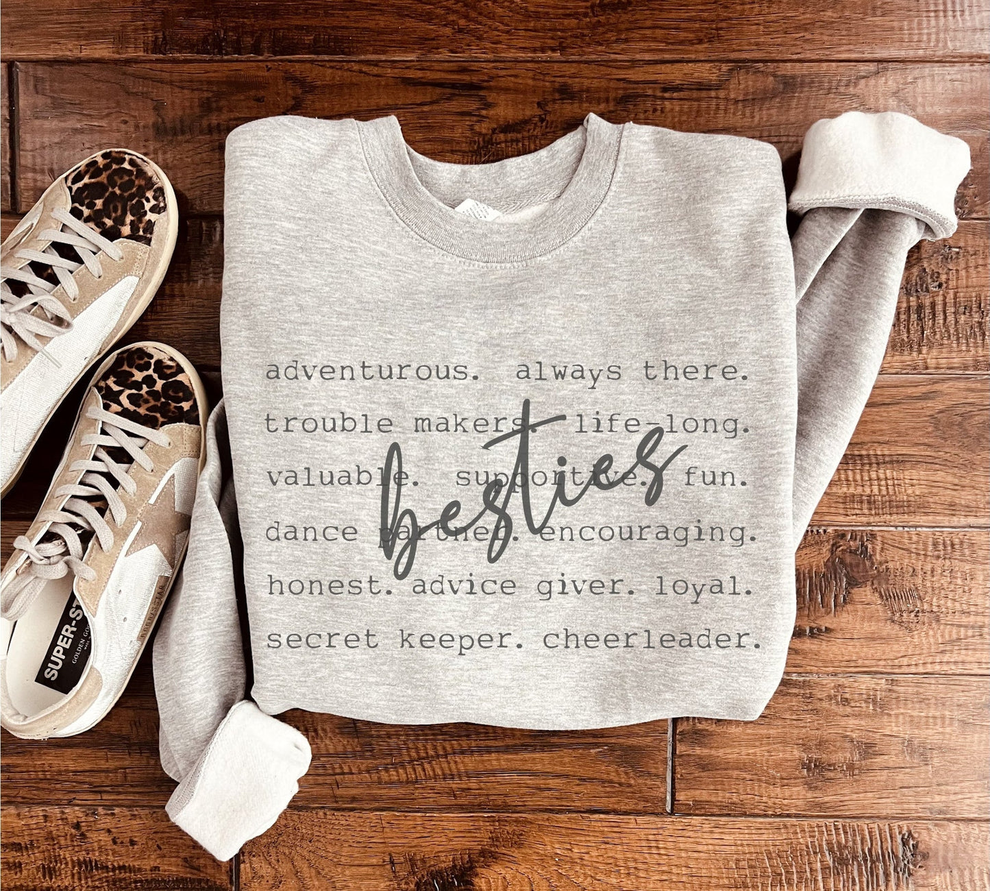 Besties - Word Design Tee or Sweatshirt