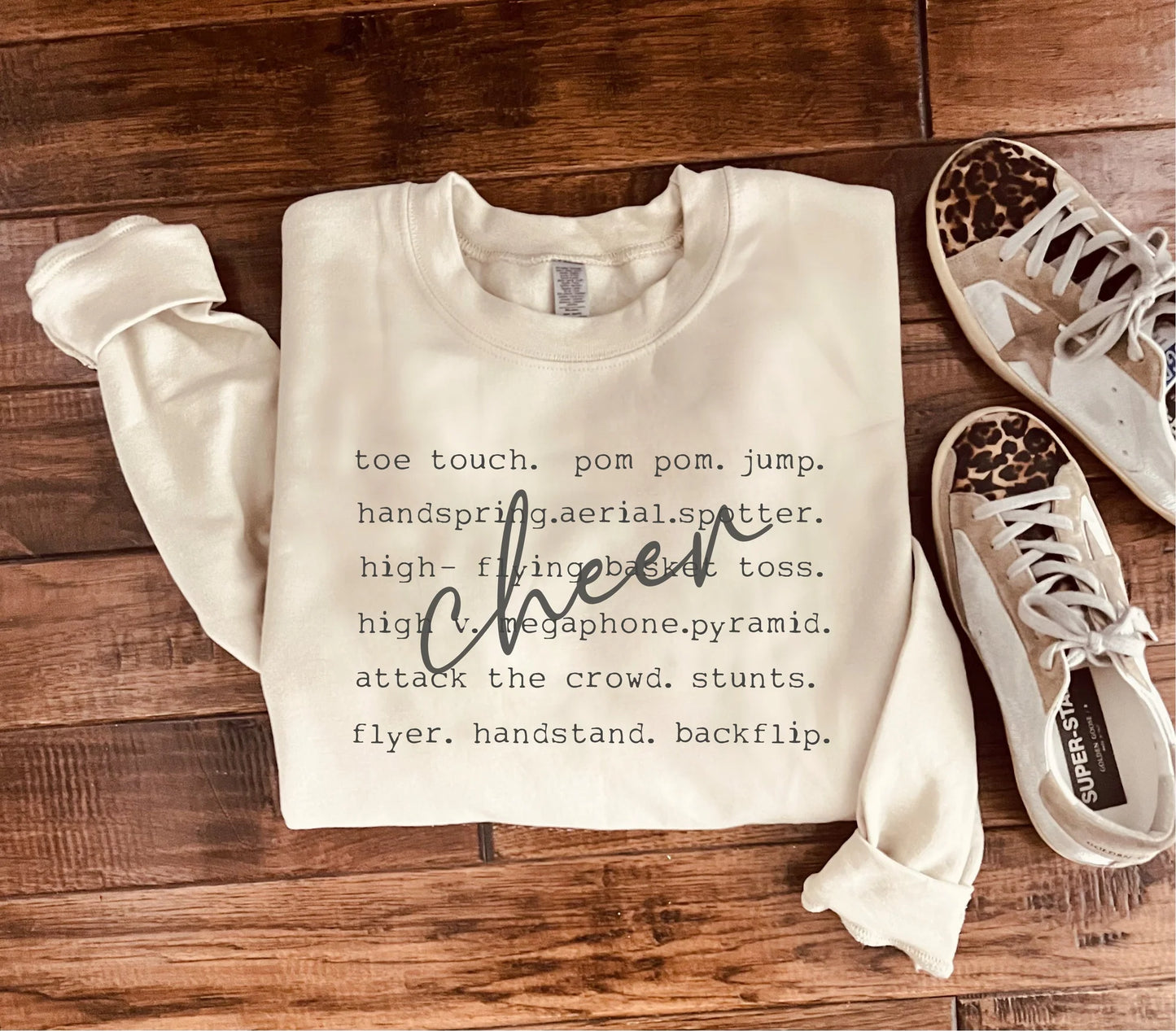 Cheer - Word Design Tee or Sweatshirt