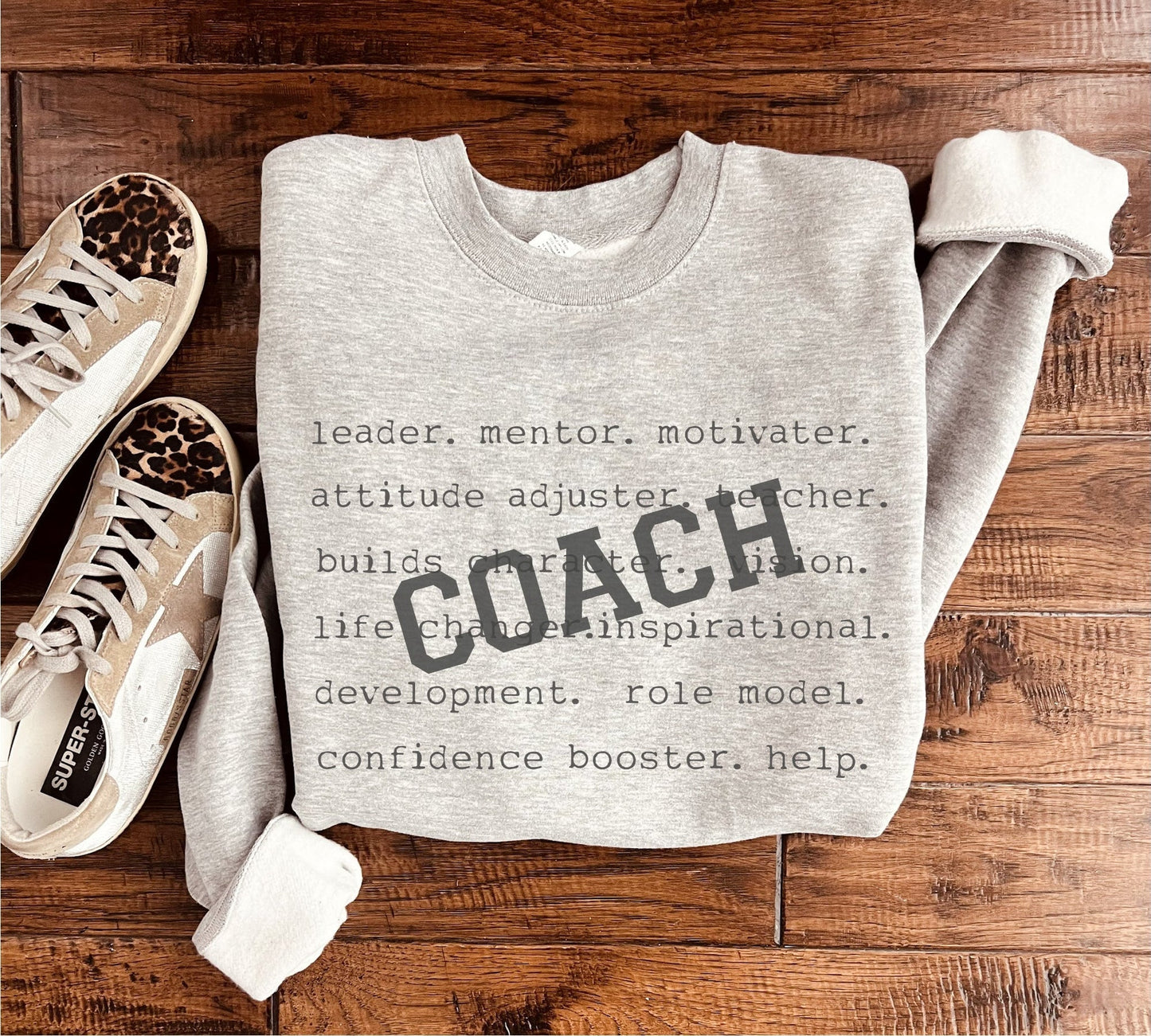 Coach - Word Design Tee or Sweatshirt