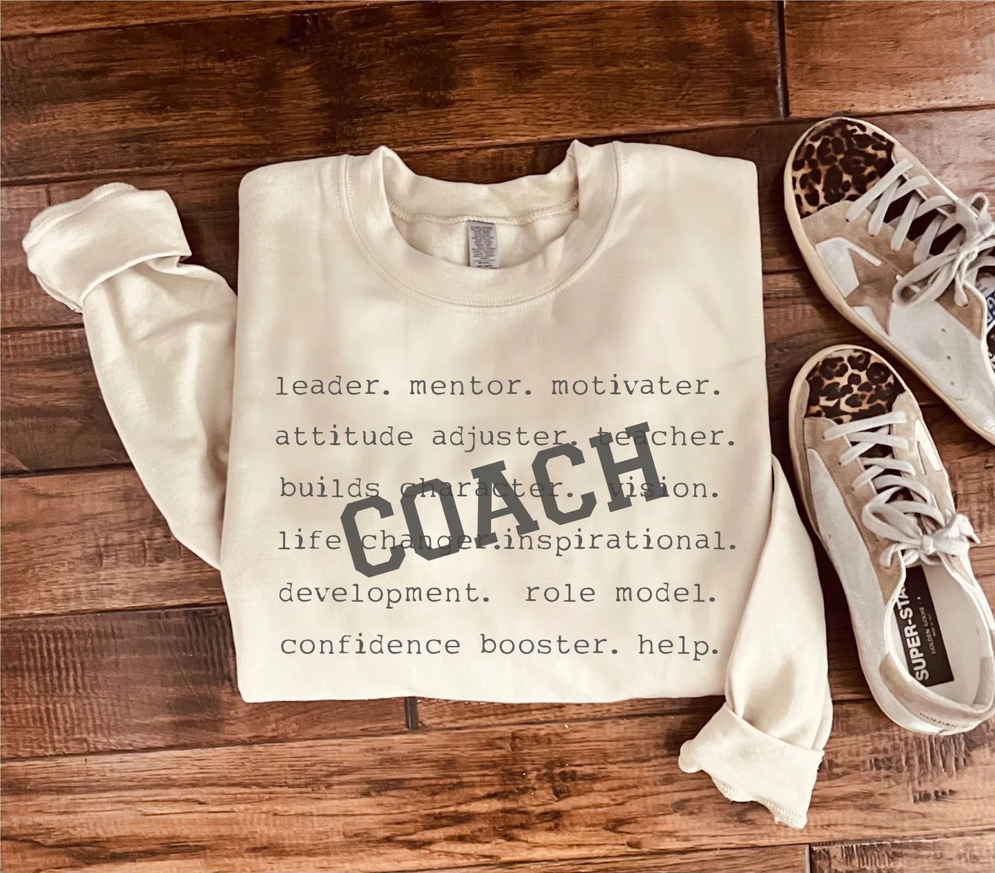 Coach - Word Design Tee or Sweatshirt