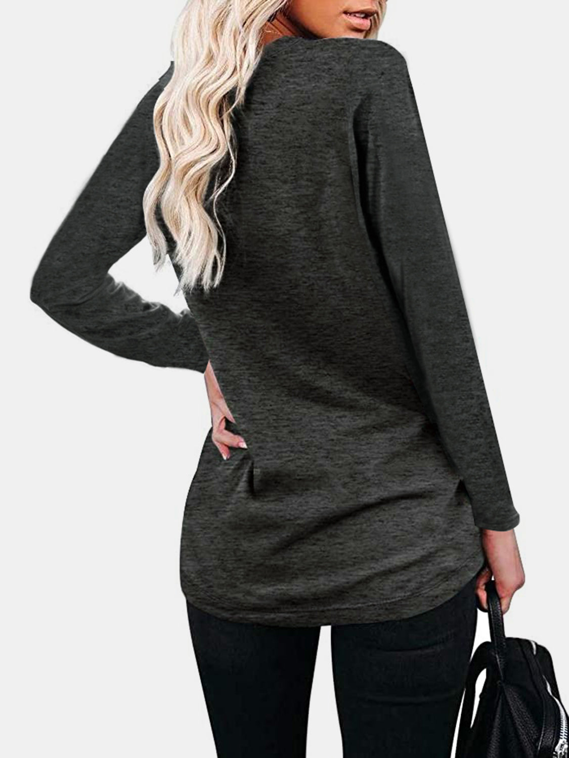 Round Neck Long Sleeve T-Shirt