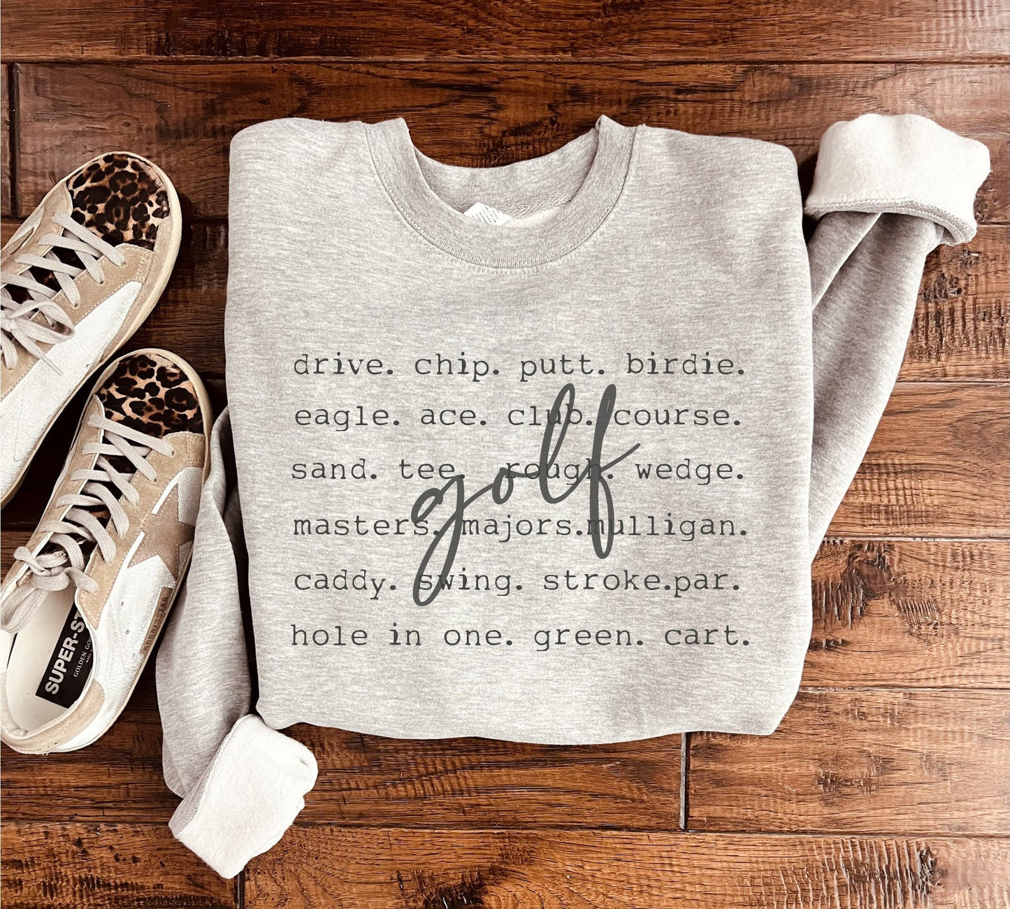 Golf - Word Design Tee or Sweatshirt