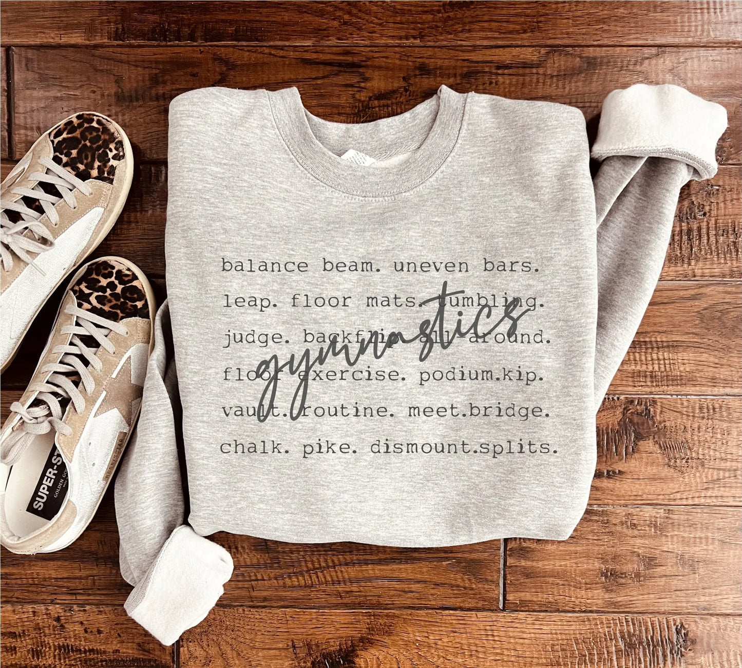 Gymnastics - Word Design Tee or Sweatshirt