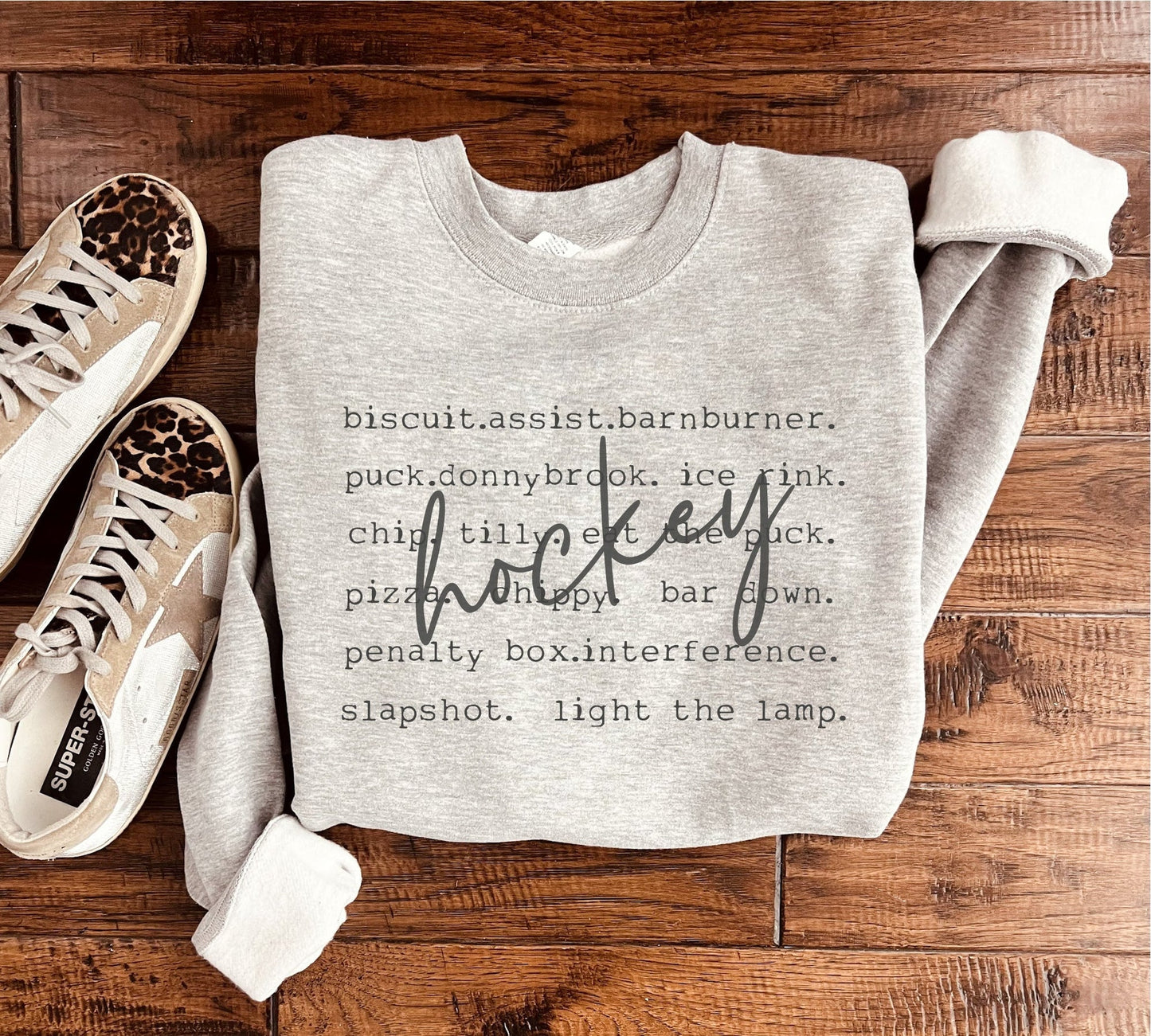 Hockey - Word Design Tee or Sweatshirt