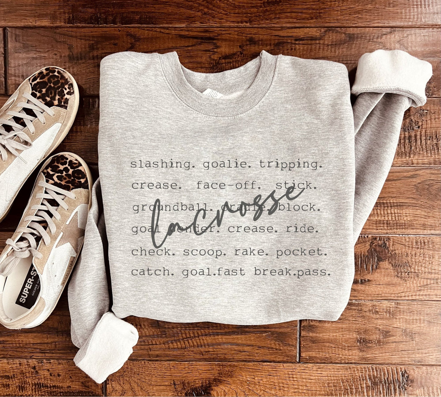 Lacrosse - Word Design Tee or Sweatshirt