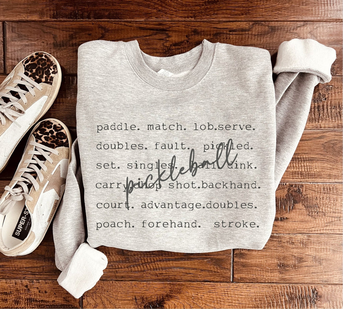 Pickleball - Word Design Tee or Sweatshirt