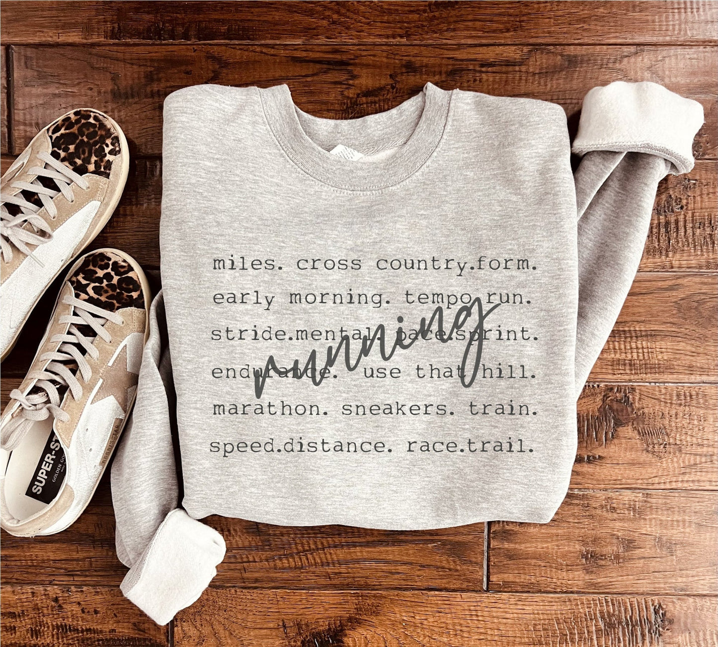 Running - Word Design Tee or Sweatshirt