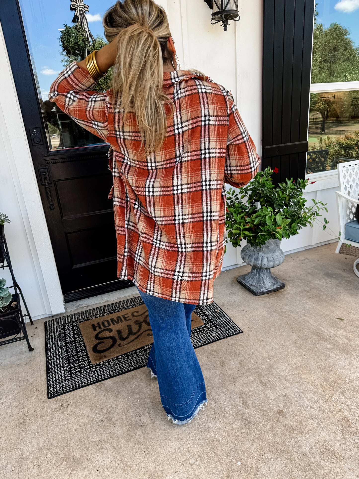 PREORDER- PULL IT TOGETHER FALL PLAID BLAZER