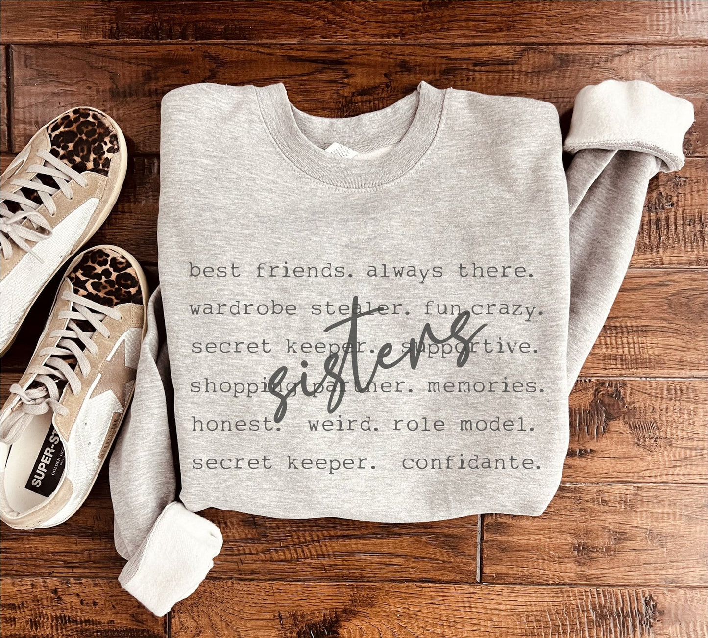 Sisters - Word Design Tee or Sweatshirt