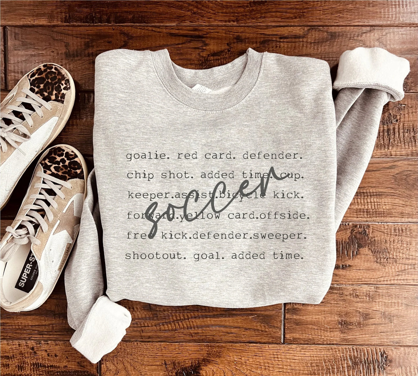 Soccer - Word Design Tee or Sweatshirt