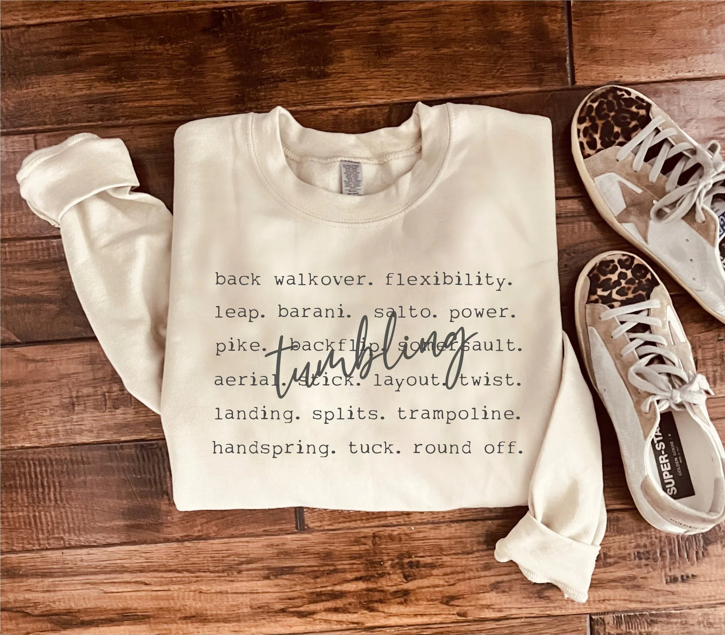 Tumbling - Word Design Tee or Sweatshirt